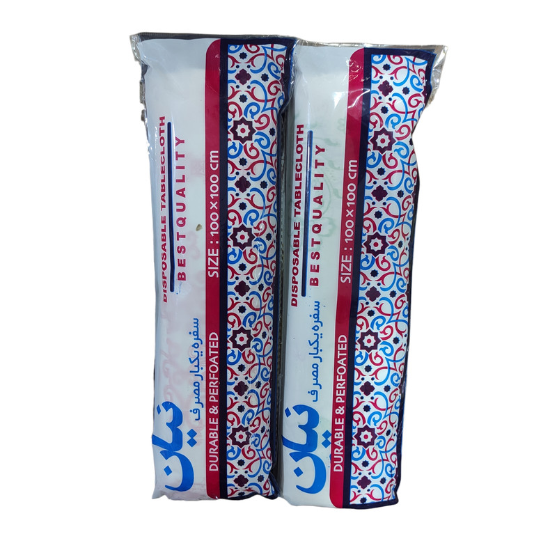 سفره یک بار مصرف نیان مدل گیاهی رول 45 متری مجموعه 2 عددی