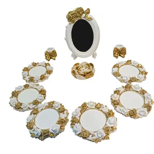 مجموعه ظروف هفت سین 10 پارچه مدل گل تخت کد 103