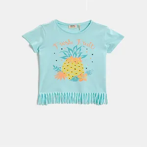 تی شرت آستین کوتاه دخترانه کوتون مدل آناناس