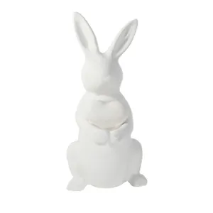 مجسمه مدل خرگوش قلب به دست