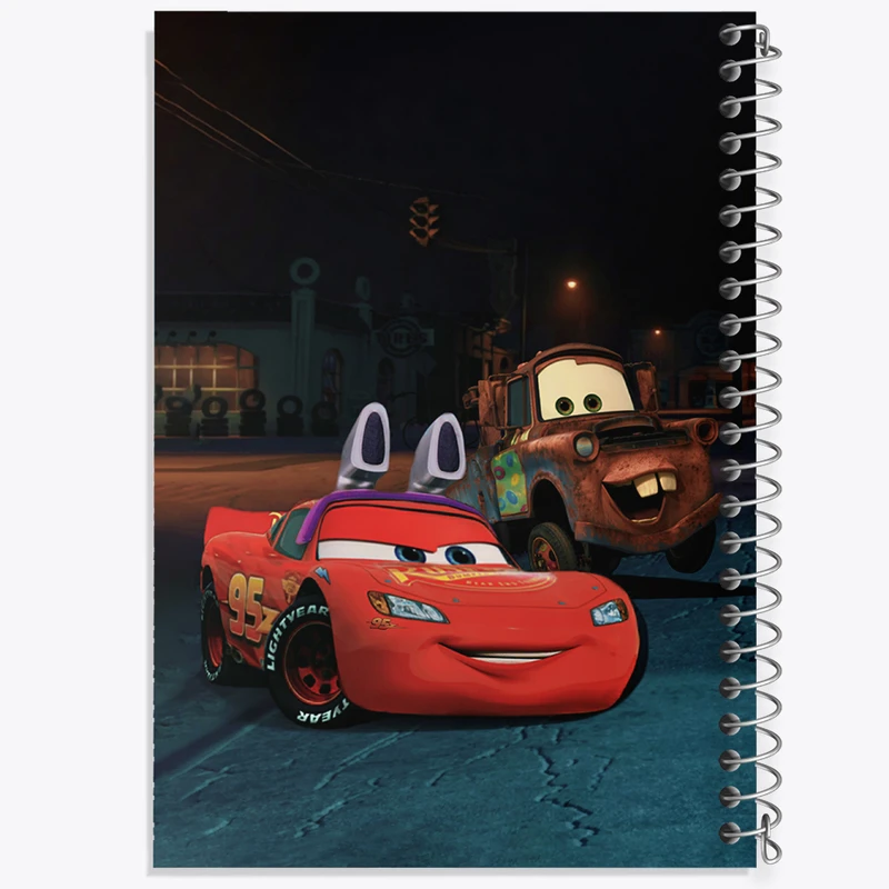 دفتر مشق 100 برگ خندالو طرح ماشین ها (Cars) کد 36550