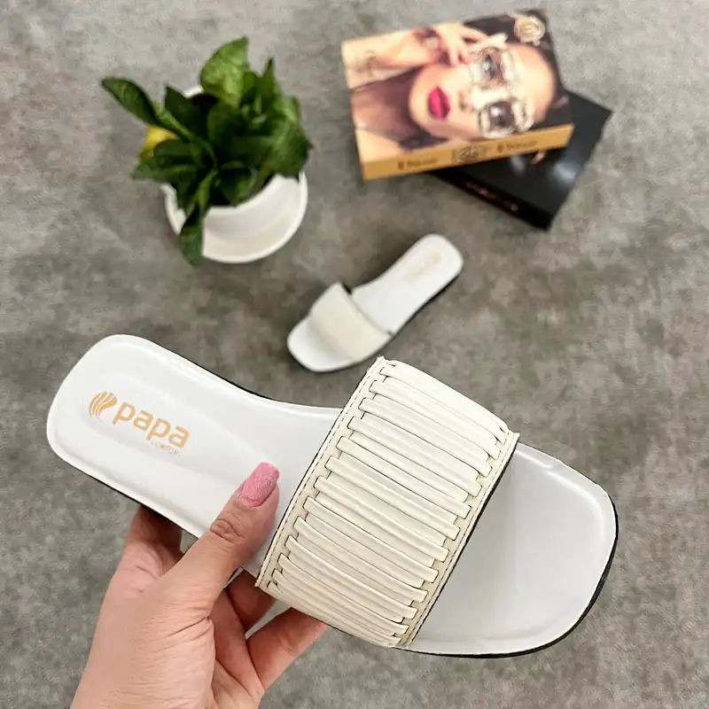 دمپایی زنانه پاپا مدل WH.2.7.8.4