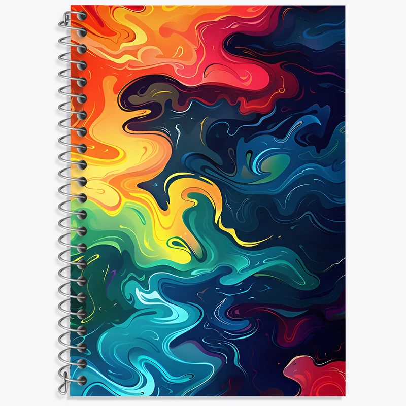 دفتر نت موسیقی 50 برگ خندالو طرح رنگارنگ کد N5966