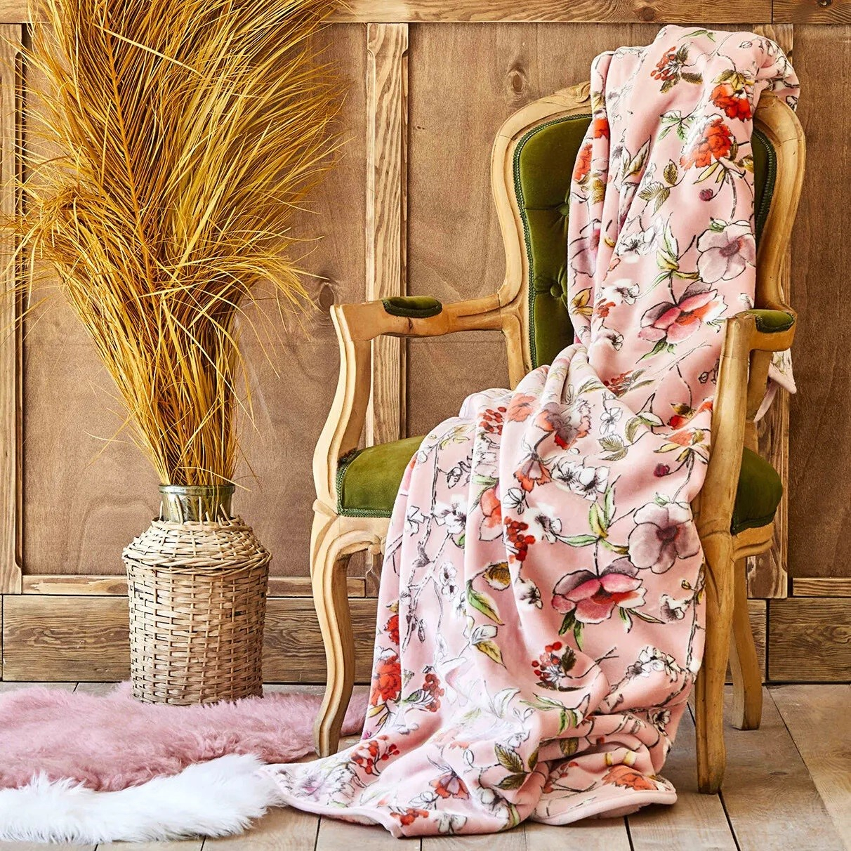 پتو 2 نفر کاراجا هوم مدل  Elia سایز 240x200 سانتی‌متر