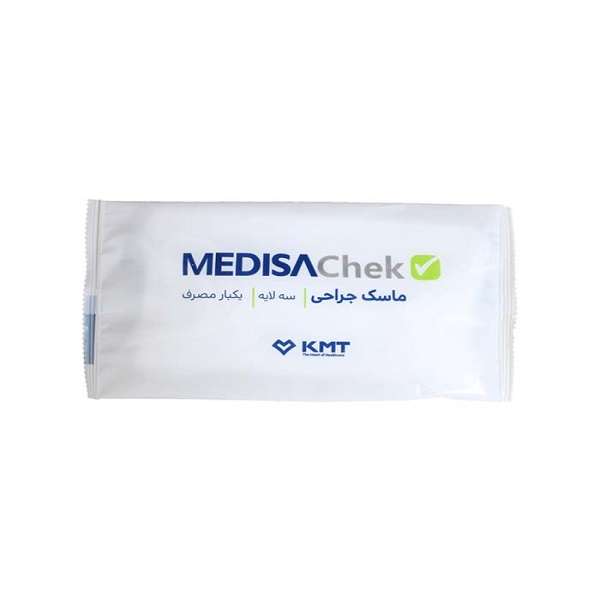 ماسک مدیساچک مدل سه لایه بسته 5 عددی ماسک مدیساچک مدل سه لایه بسته 5 عددی