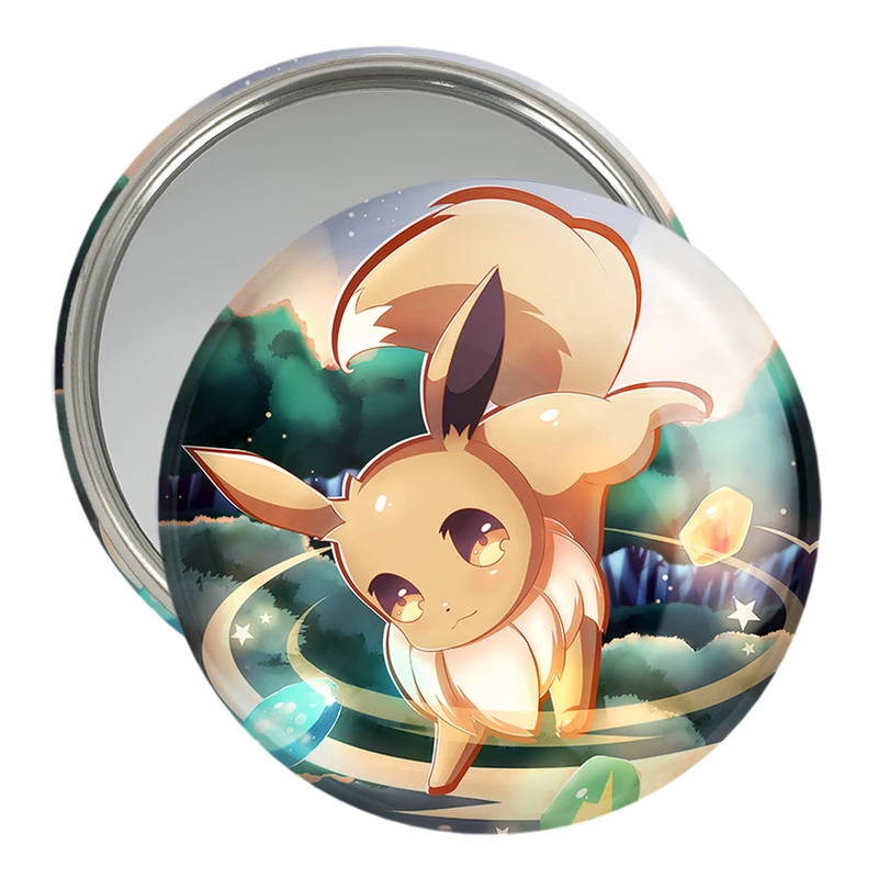 آینه جیبی خندالو مدل ایو انیمه پوکمون  کد 17327