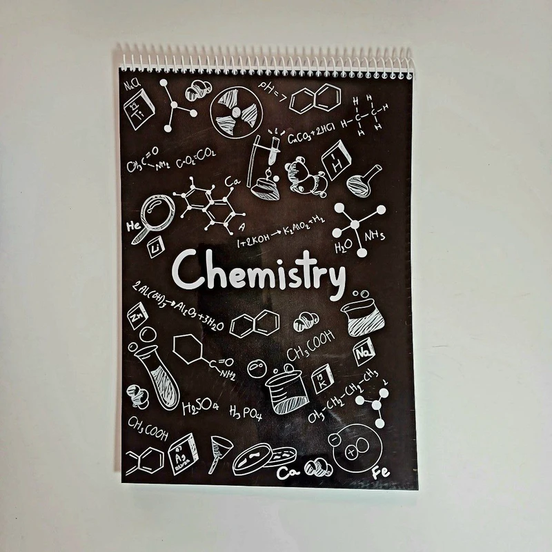 دفتر شطرنجی 100 برگ طرح شیمی کد S2 