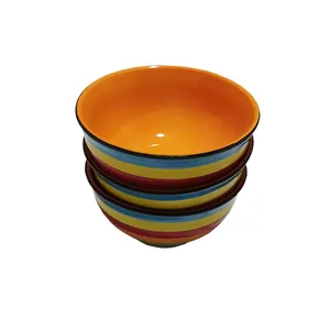 کاسه ماست خوری مدل رنگین کمان بسته 3 عددی