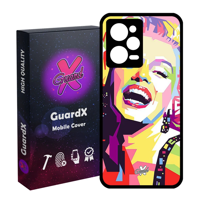 کاور گارد ایکس طرح Marilyn Monroe مدل Glass10273 مناسب برای گوشی موبایل شیائومی Redmi Note 12 Pro 5G/Poco X5 Pro 5G/Note 12 Pro Pro speed