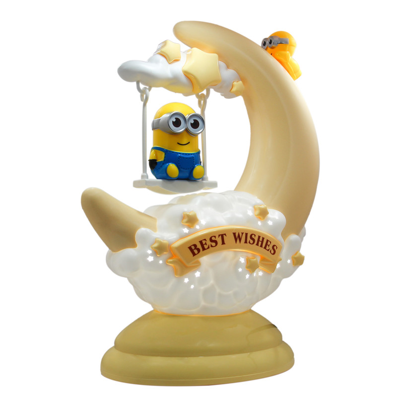 چراغ خواب اتاق کودک مدل ماه و مینیون