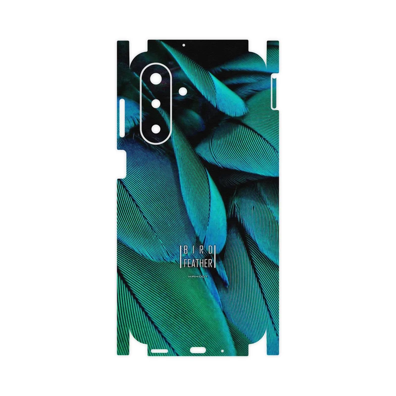 برچسب پوششی ماهوت مدل Green Feather-FullSkin مناسب برای گوشی موبایل سامسونگ Galaxy A17 4G
