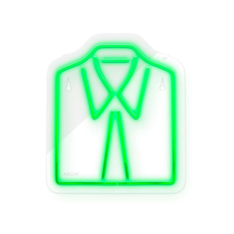 چراغ دیواری نئون دیزاین طرح Men-Clothes_GR