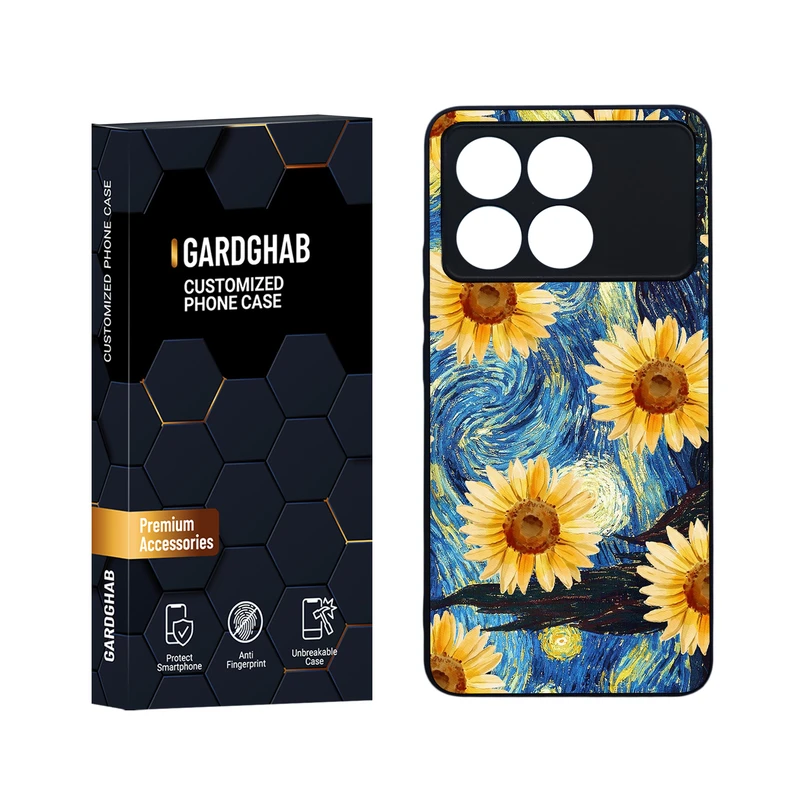 کاور گارد قاب مدل هنری مناسب برای گوشی موبایل شیائومی Redmi K70 / K70 Pro / Poco F6 Pro 5G