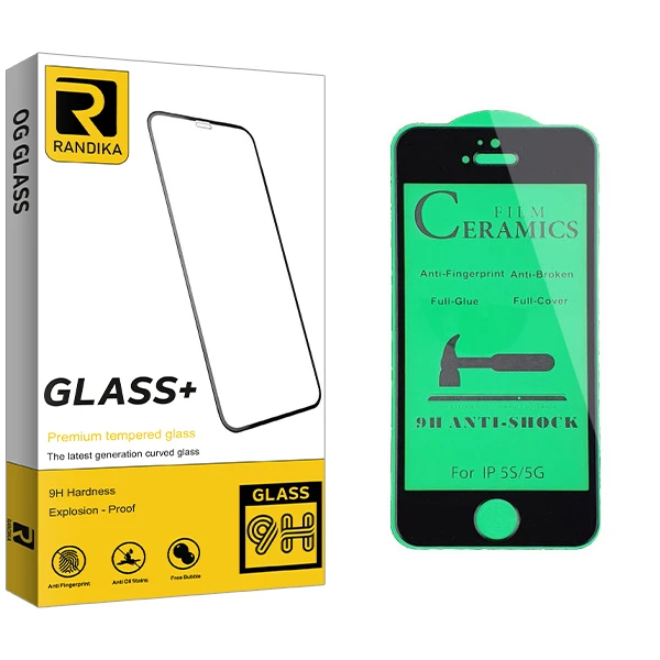 محافظ صفحه نمایش سرامیکی راندیکا مدل GLD مناسب برای گوشی موبایل شیائومی iPhone 5s
