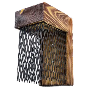 چراغ دیواری ای دی ام وود مدل چوبی توری کد W-46