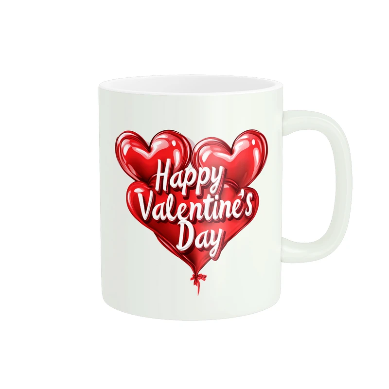 ماگ پادآفرین مدل عشق طرح قلب LOVE تدی گل رز کد PM1524