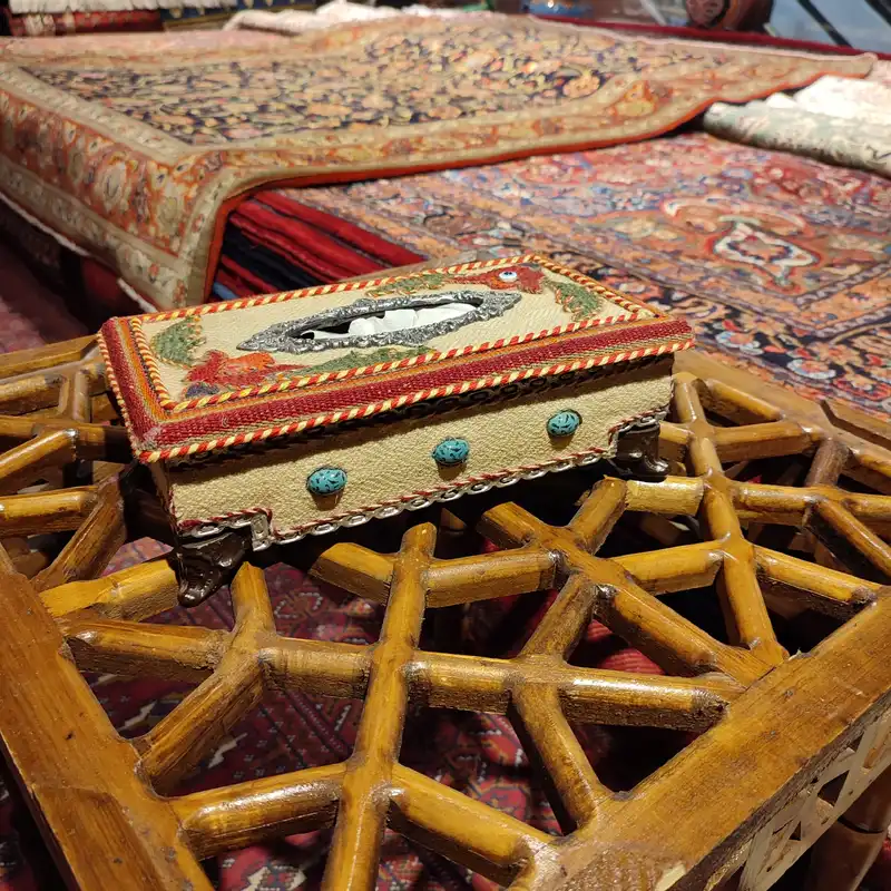 ست سطل زباله و جا دستمال کاغذی کد 253