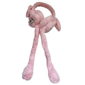 گوش گیر زمستانی بچگانه مدل پمپی متحرک صدادار طرح لبوبو