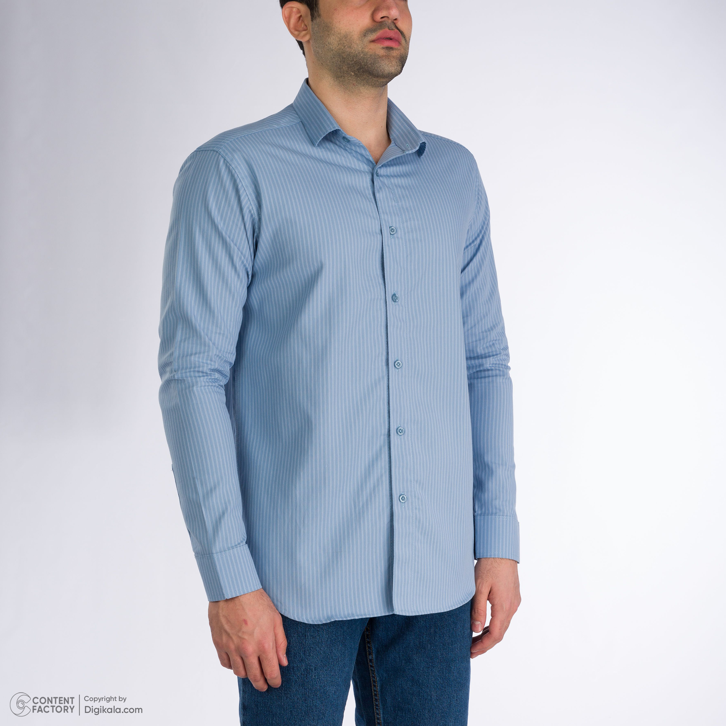 پیراهن آستین بلند مردانه باینت مدل 2261715-50 -  - 8
