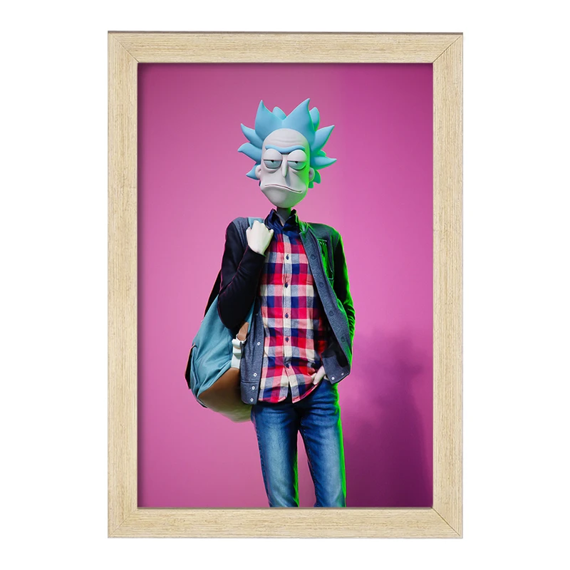 تابلو خندالو مدل ریک و مورتی (Rick and Morty) کد F182