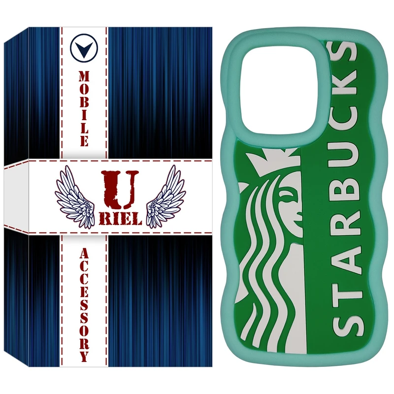 کاور یوریل مدل سیلیکونی عروسکی طرح استارباکس مناسب برای گوشی موبایل شیائومی Redmi Note 14S