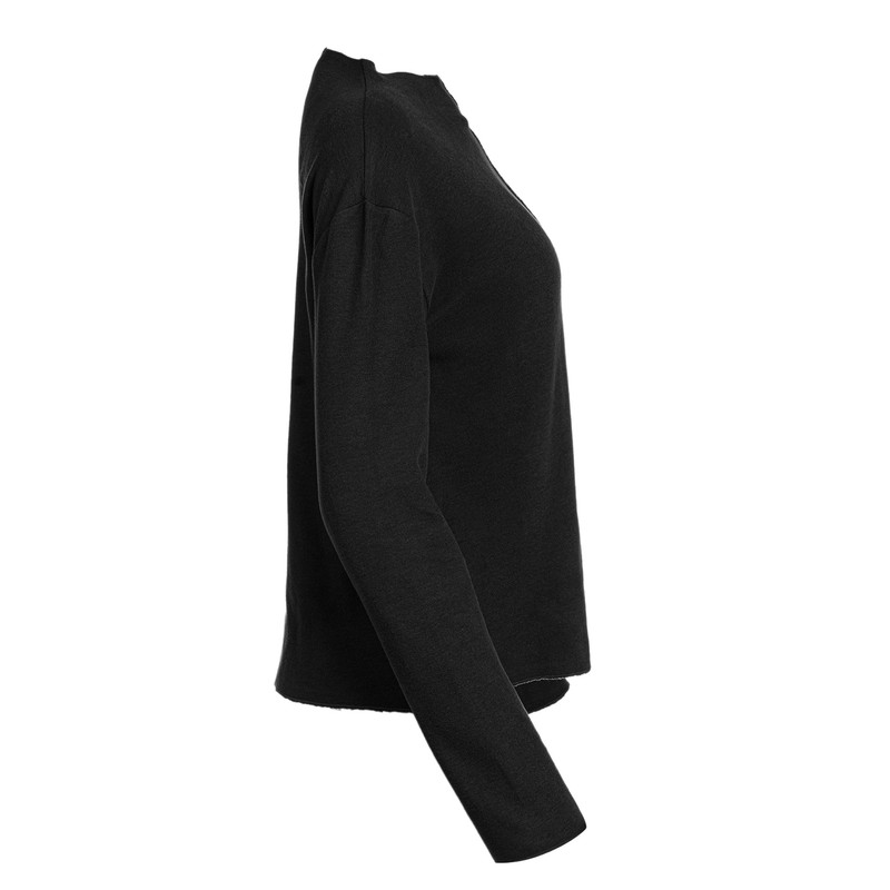 بلوز آستین بلند زنانه سرژه مدل 203529 رنگ مشکی