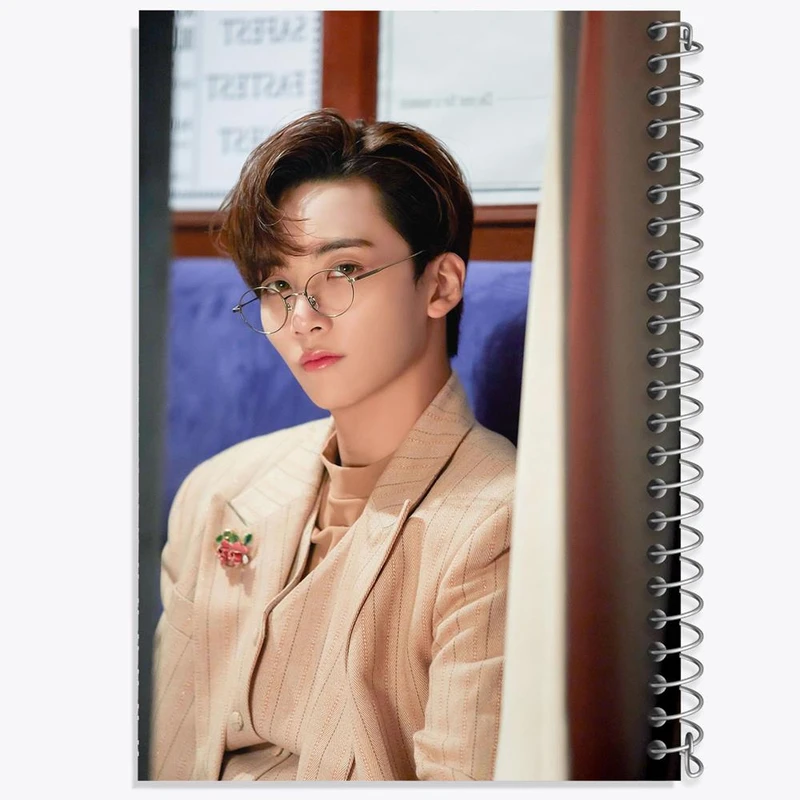 دفتر نت موسیقی 50 برگ خندالو مدل جونگهان گروه سونتین Seventeen کد 21589