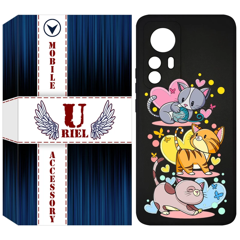 کاور یوریل مدل KSH کد 6 طرح گربه مناسب برای گوشی موبایل شیائومی 12T Pro