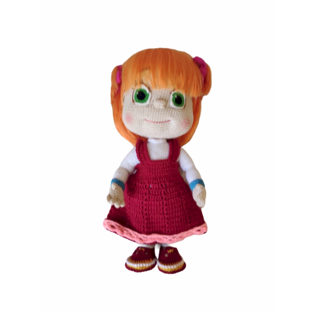 عروسک بافتنی مدل ماشا  کد 60235 