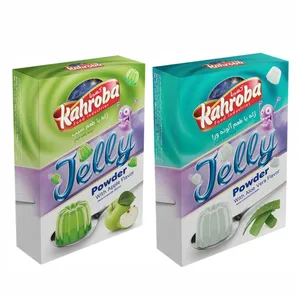 پودر ژله سیب سبز و آلوورا کهربا - 100 گرم مجموعه 2 عددی