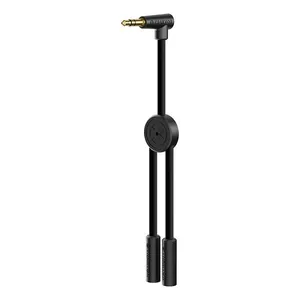 کابل تبدیل 1 به 2 جک 3.5 میلی متری نیتو اینسترومنت مدل TRAKTOR DJ طول 0.15 متر