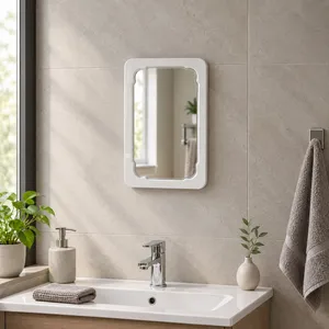 آینه آرمان پلاستیک طرح نسترن کد 2