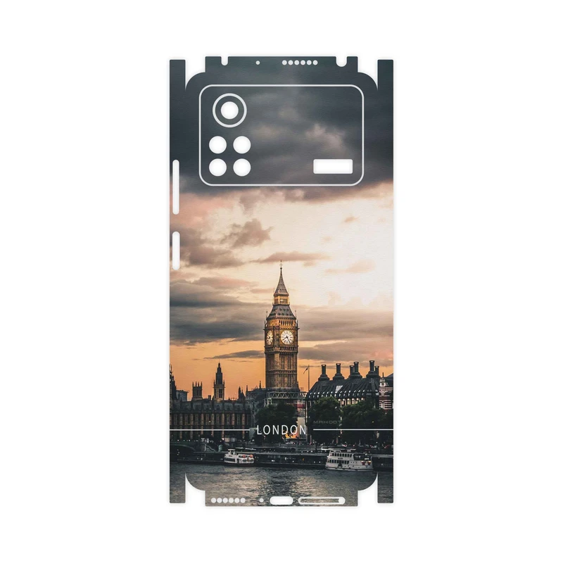 برچسب پوششی ماهوت مدل London-City-FullSkin مناسب برای گوشی موبایل شیائومی Poco X4 Pro 5G