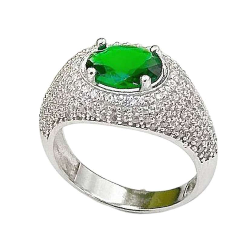 انگشتر نقره زنانه مدل مهرو 077