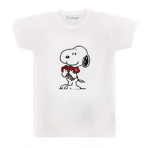 تی شرت بچگانه پرمانه طرح اسنوپی کد pmt.3682