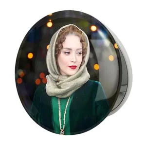 آینه جیبی خندالو طرح فریبا نادری مدل تاشو کد 6264 