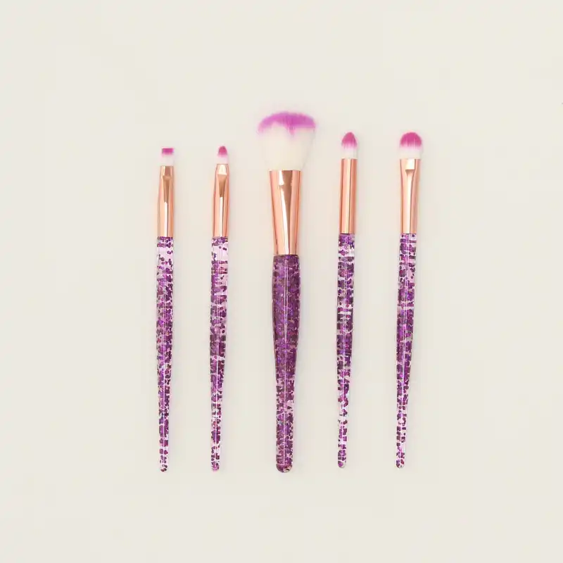 ست برس آرایشی مدل اکلیلی مجموعه 5 عددی