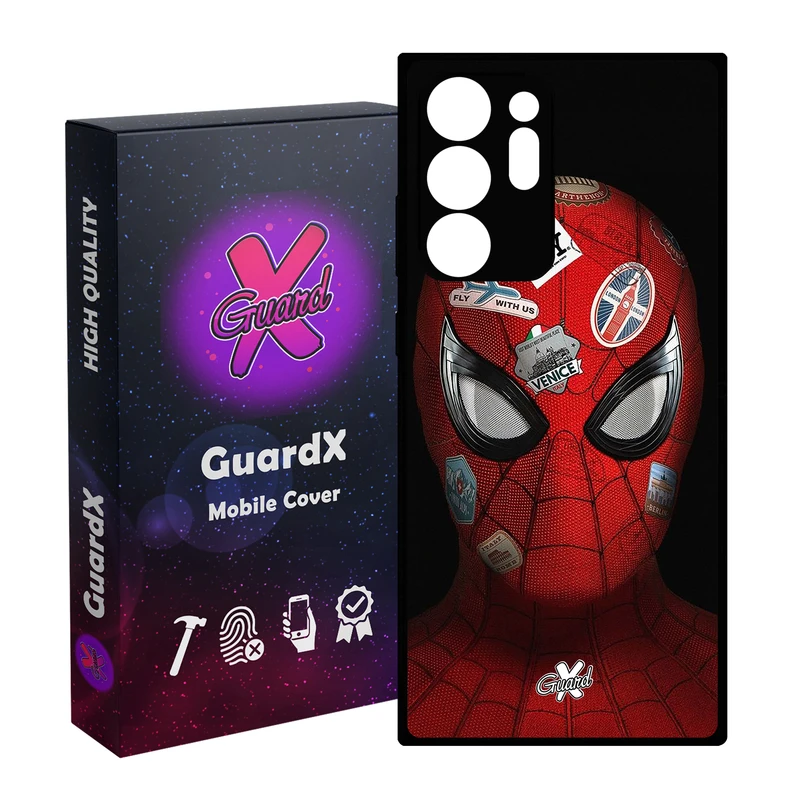 کاور گارد ایکس طرح Spider Man مدل Glass10033 مناسب برای گوشی موبایل سامسونگ Galaxy Note 20 Ultra