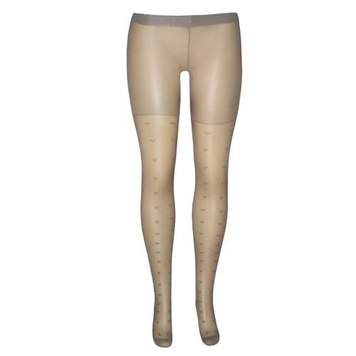 جوراب شلواری زنانه اکسلنس طرح قلب مدل شیشه ای