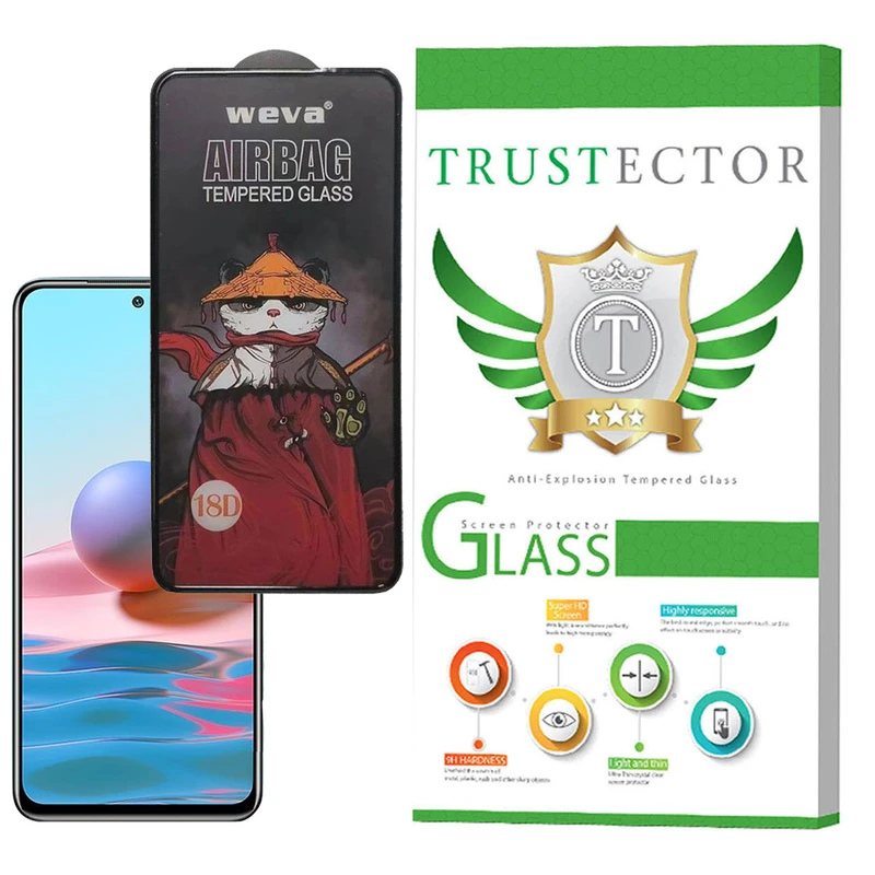 محافظ صفحه نمایش تراستکتور مدل AIRT-Glass مناسب برای گوشی موبایل شیائومی Redmi Note 10