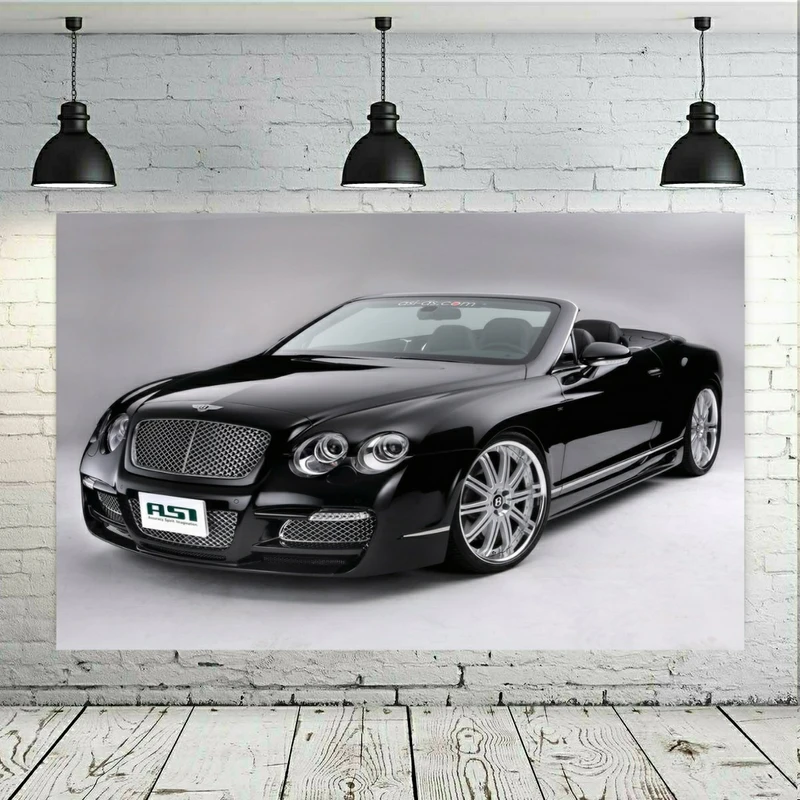 پوستر پارچه ای طرح ماشین بنتلی - Bentley مدل SDP1451