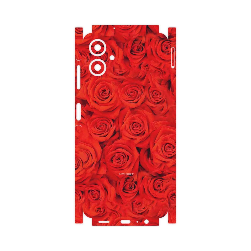 برچسب پوششی ماهوت مدل Red_Flower-FullSkin مناسب برای گوشی موبایل سامسونگ Galaxy A06