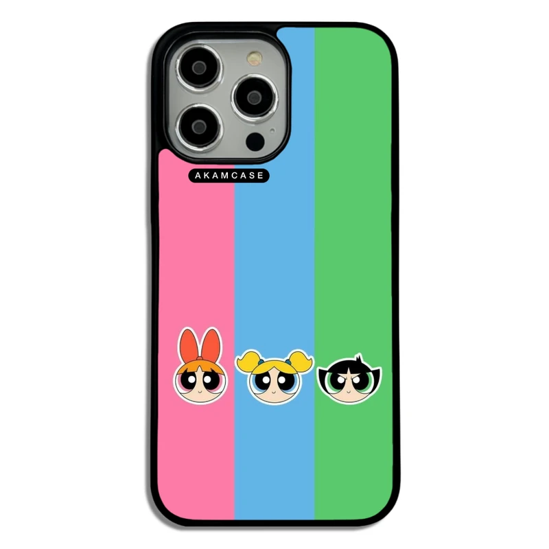 کاور آکام مدل AMCWA14PROMAX-POWER PUFF GIRLS8  مناسب برای گوشی موبایل اپل iPhone 14 Pro Max