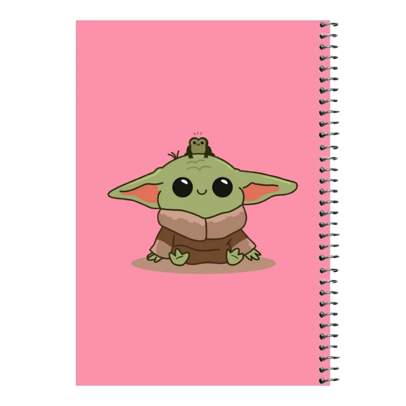 دفتر مشق 80 برگ اس جی مدل بیبی یودا کد۱۸   