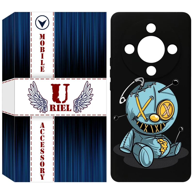 کاور یوریل مدل KSH کد 68 طرح عروسک مناسب برای گوشی موبایل آنر X9b / X50 / Magic6 Lite / Magic 6 Lite