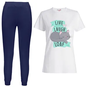 ست تی شرت و شلوار زنانه مدل 819