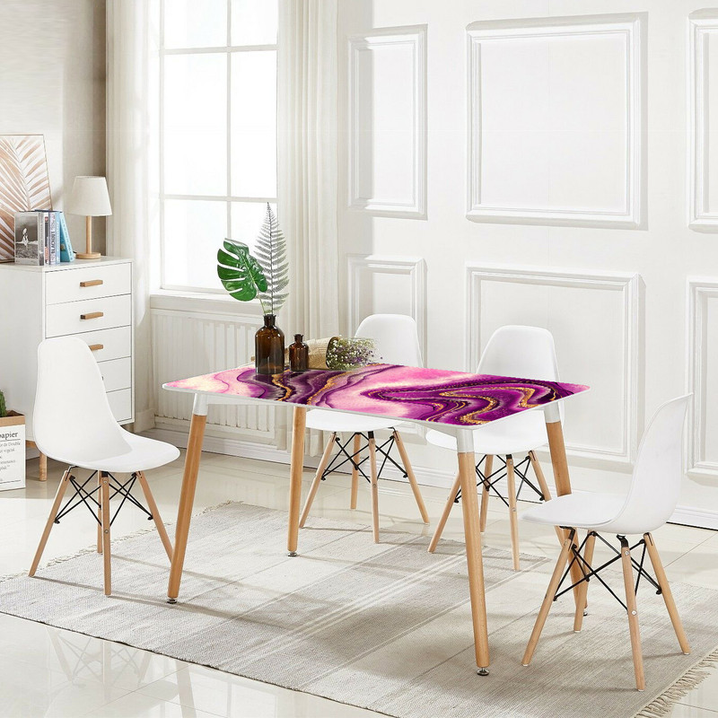 میز ناهار خوری مدل Moda Marbel-5