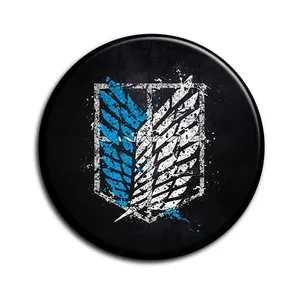 پیکسل پیکسل میکسل مدل انیمه اتک ان تایتان لوگو