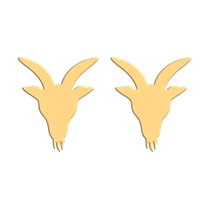 گوشواره طلا 18 عیار زنانه فرشته مدل بُز WEL-000408