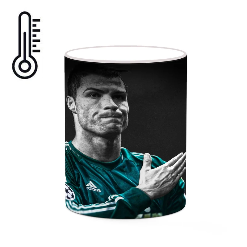 ماگ حرارتی کاکتی طرح Ronaldo رونالدو مدل mgh43112